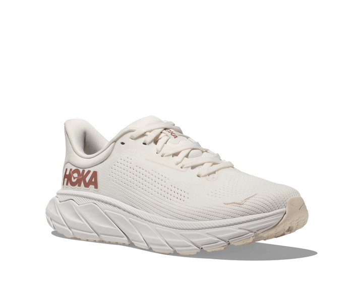 Hoka Women's Arahi 7 Blanc De Blanc / Rose Gold Hoka