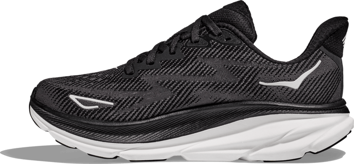 Hoka Women's Clifton 9 Wide Black/White Hoka