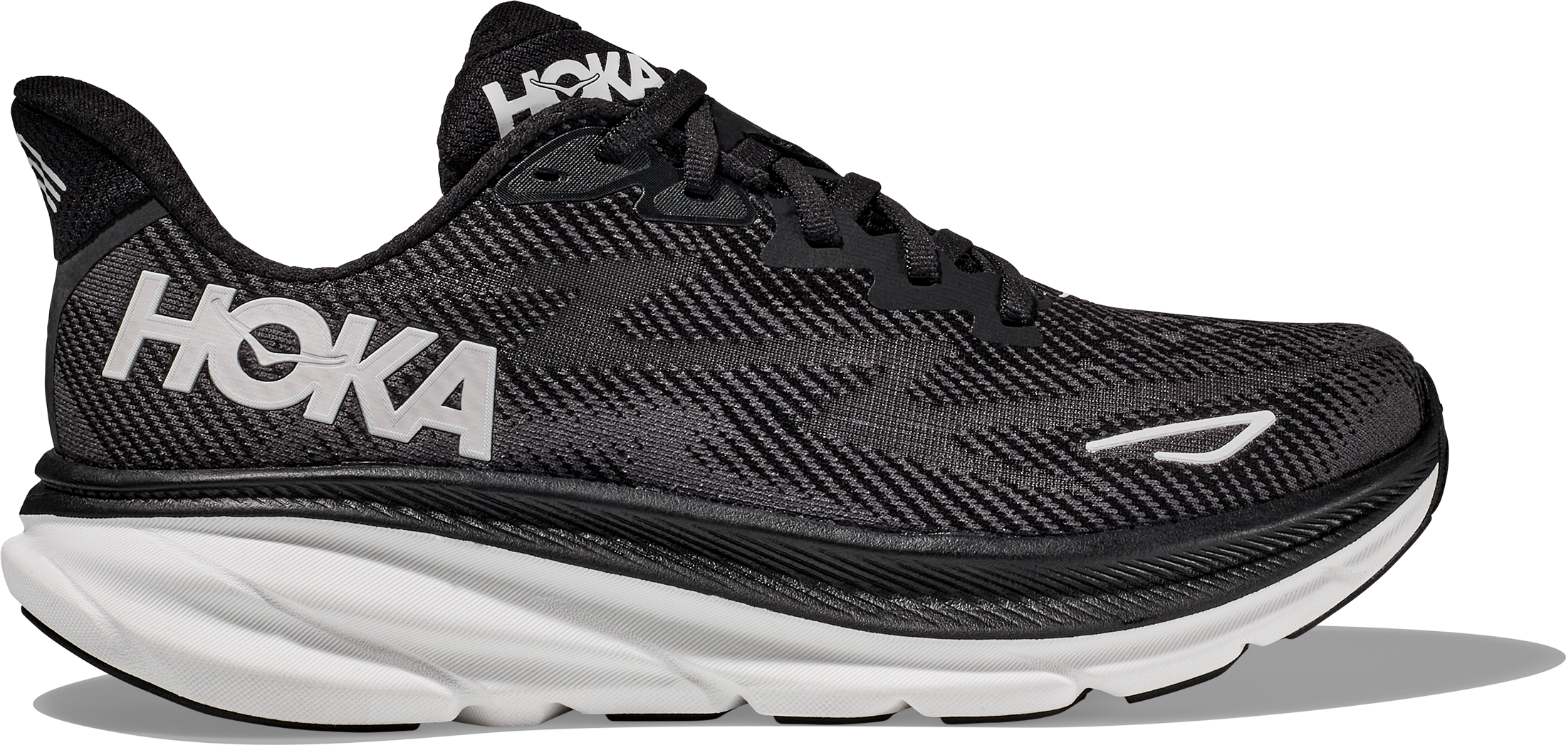 Hoka Women’s Clifton 9 Wide Black/White