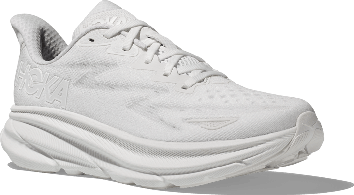 Hoka Women's Clifton 9 Wide White/White Hoka