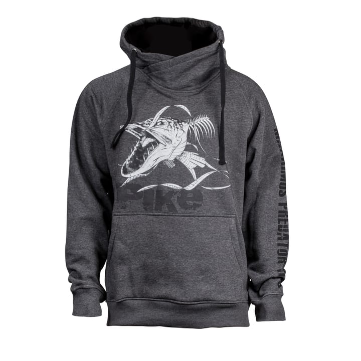 Fladen Fladen Hoody Angry Skeleton Pike Grey Fladen