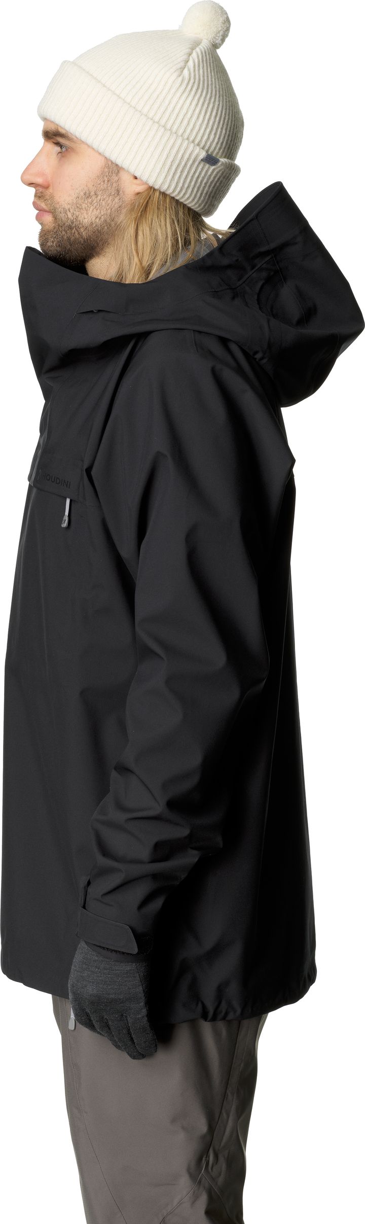 Houdini Men's Shelter Anorak True Black Houdini