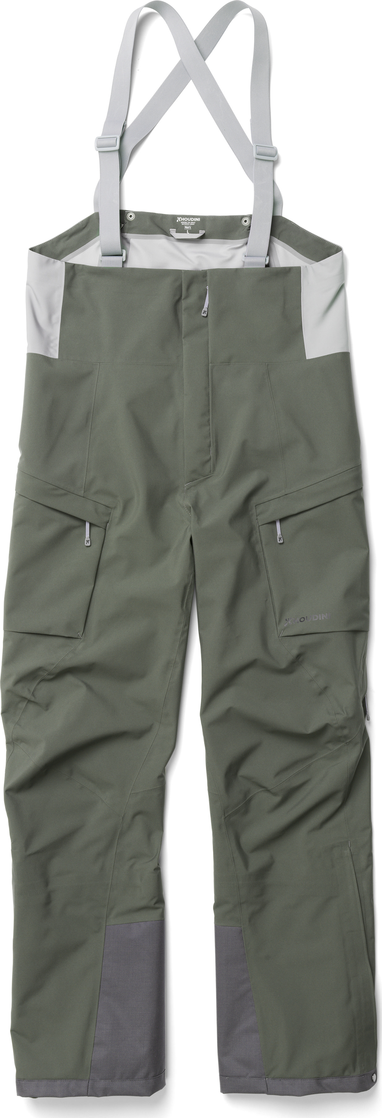 Houdini Men’s Rollercoaster Bib Pants Baremark Green