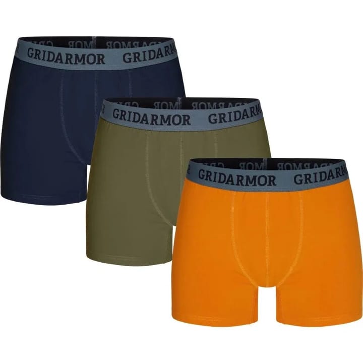 Gridarmor Men's Steine 3p Cotton Boxers 2.0 Navy Blazer Gridarmor