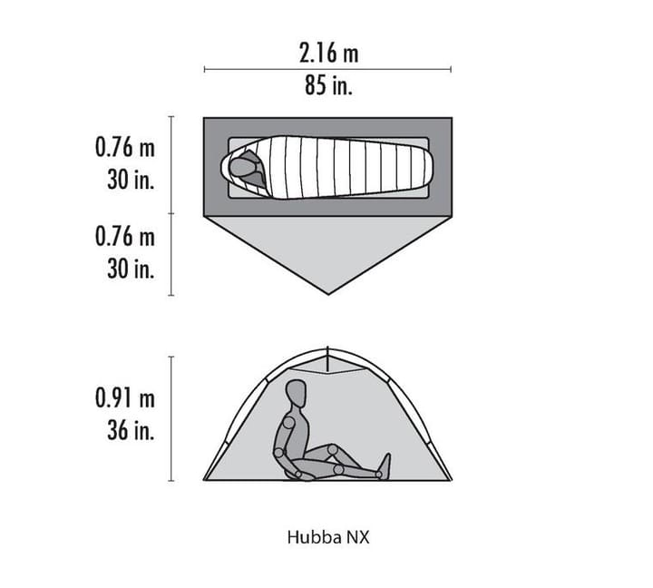 MSR Hubba NX Dk Olive MSR