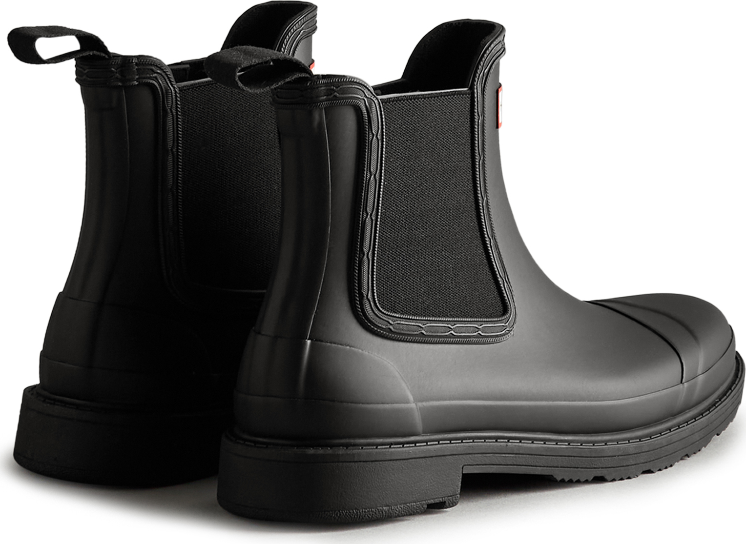 HUNTER Women's Commando Chelsea Boot Black | Buy HUNTER Women's 