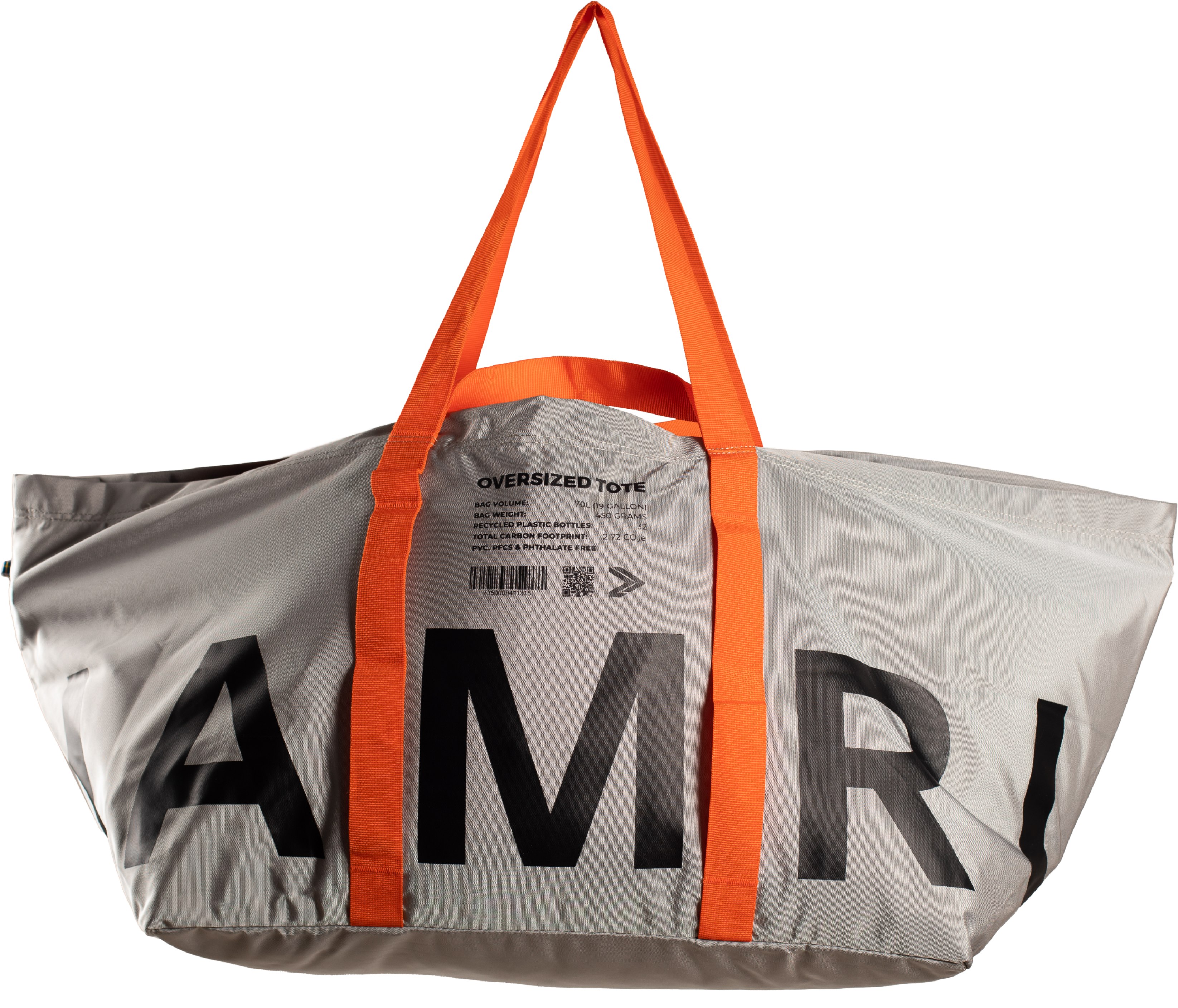 IAMRUNBOX Oversized Tote Bag Grey