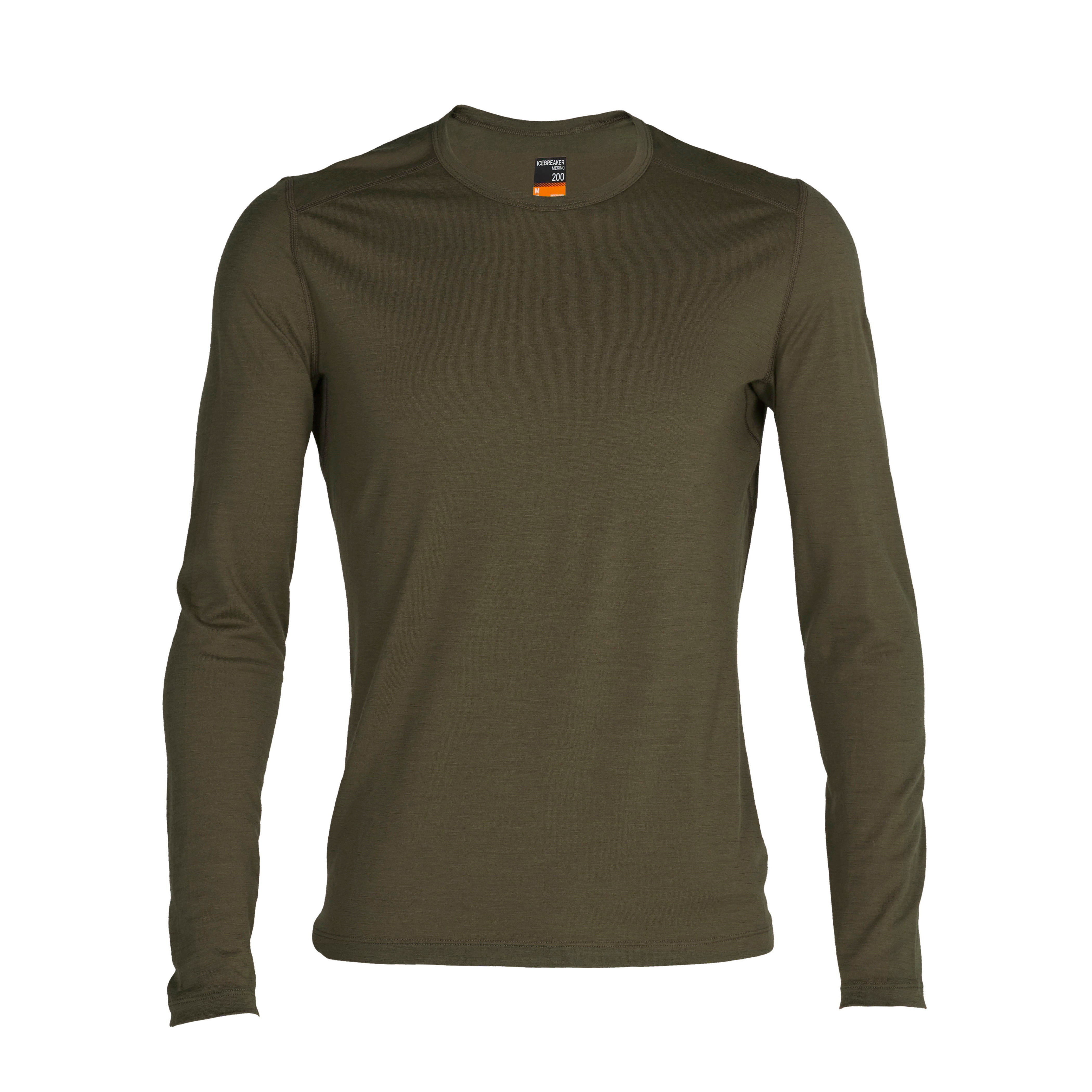 Icebreaker Men’s 200 Oasis Long Sleeve Crewe Loden