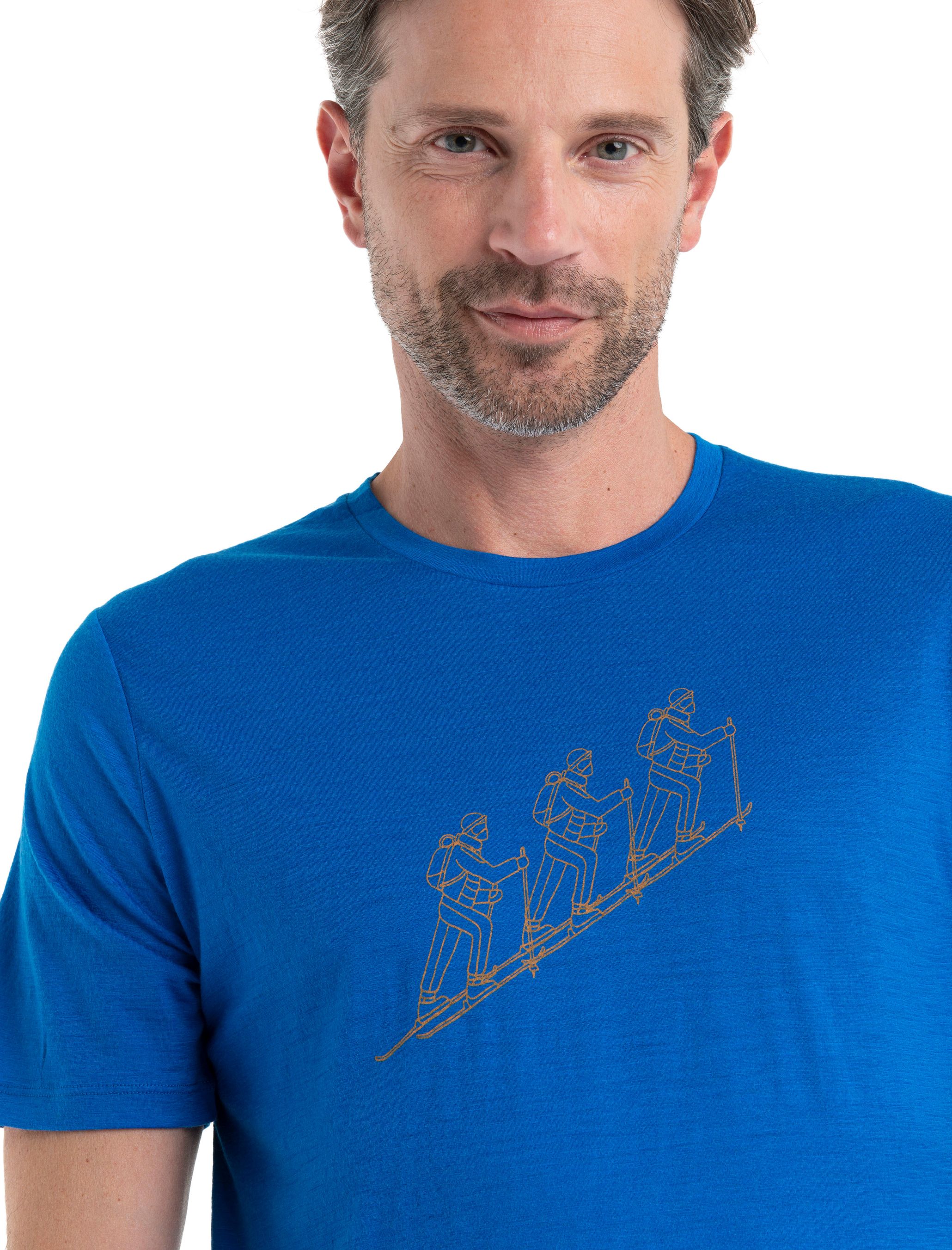 Icebreaker Tech Lite II SS Tee Skiing Yeti - Camiseta lana merino