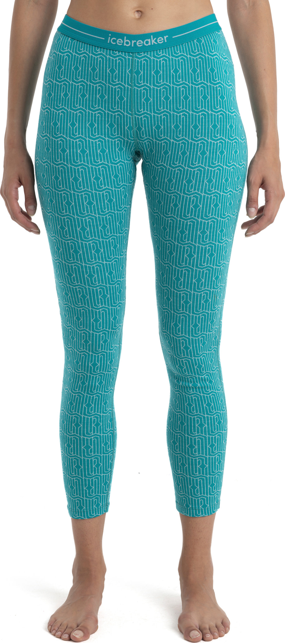 Women's Mer 260 Vertex Leggings Herenga Flux Green/Snow/J