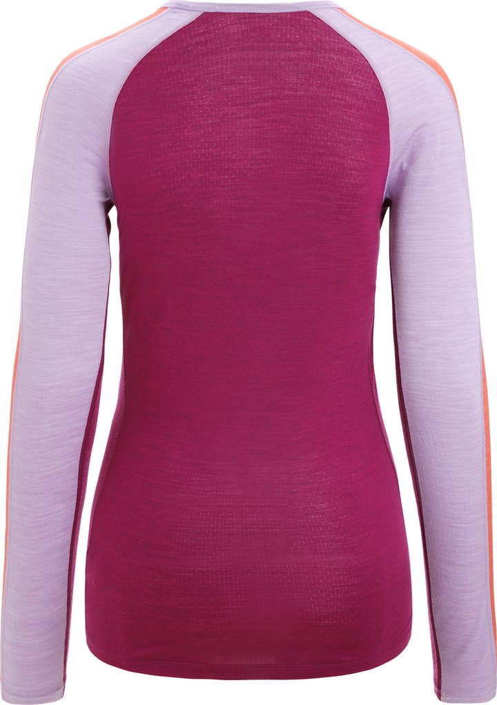 Icebreaker Women's 125 Zoneknit™ Long Sleeve Crew Purple Gaze/Go Berry/Cb Icebreaker