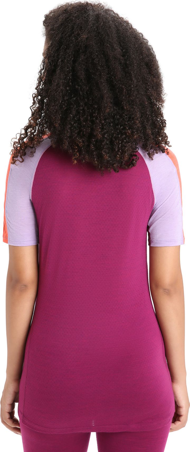 Icebreaker Women's 125 Zoneknit™ Short Sleeve Crewe PURPLE GAZE/GO BERRY/CB, Buy Icebreaker Women's 125 Zoneknit™ Short Sleeve Crewe PURPLE GAZE/GO  BERRY/CB here