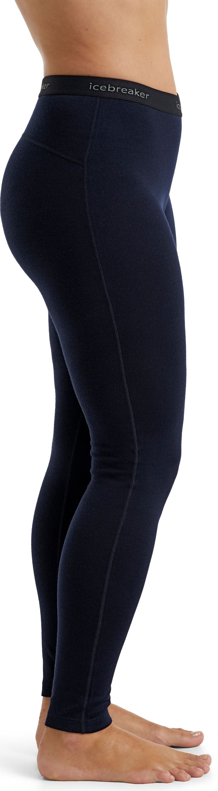 Icebreaker Women's Merino 260 Tech Thermal Leggings Midnight Navy Icebreaker