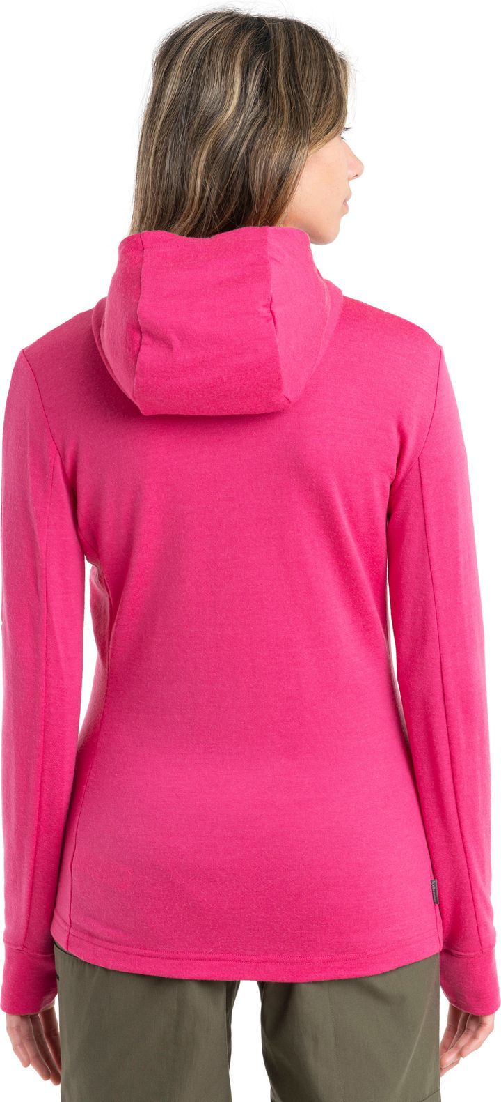 ICEBREAKER-W ZONEKNIT 260 LS HALF ZIP TEMPO/ELECTRON PINK/CB - Thermal  T-shirt
