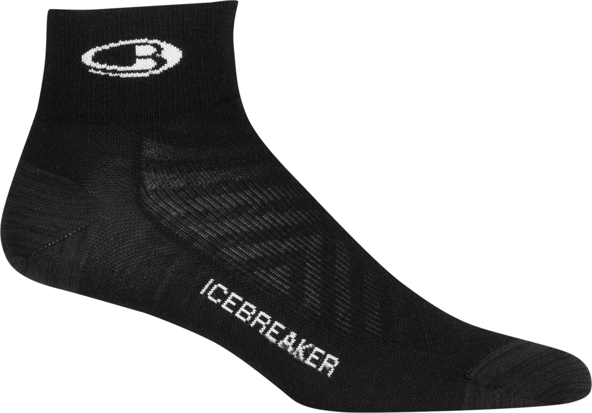 Icebreaker Women’s Run+Ultralight Mini Black/Snow