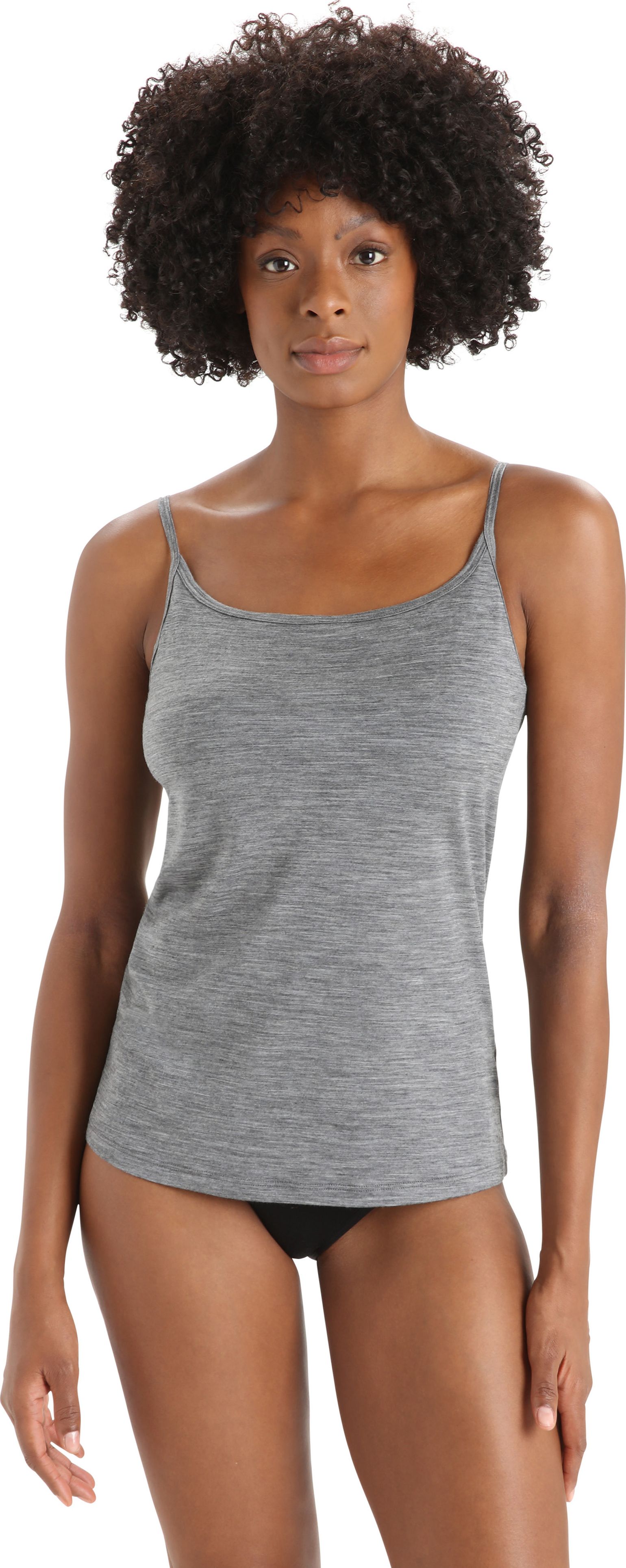 Icebreaker Women's Siren Bra Cami Gritstone Heather