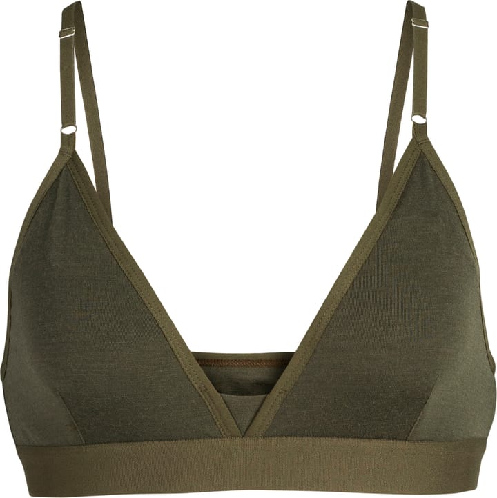 Icebreaker MERINO SPRITE RACERBACK BRA BUSTIER - LIGHT SUPPORT SPORTS BRA  BLACK - Light support sports bra - gritstone heather/grey 