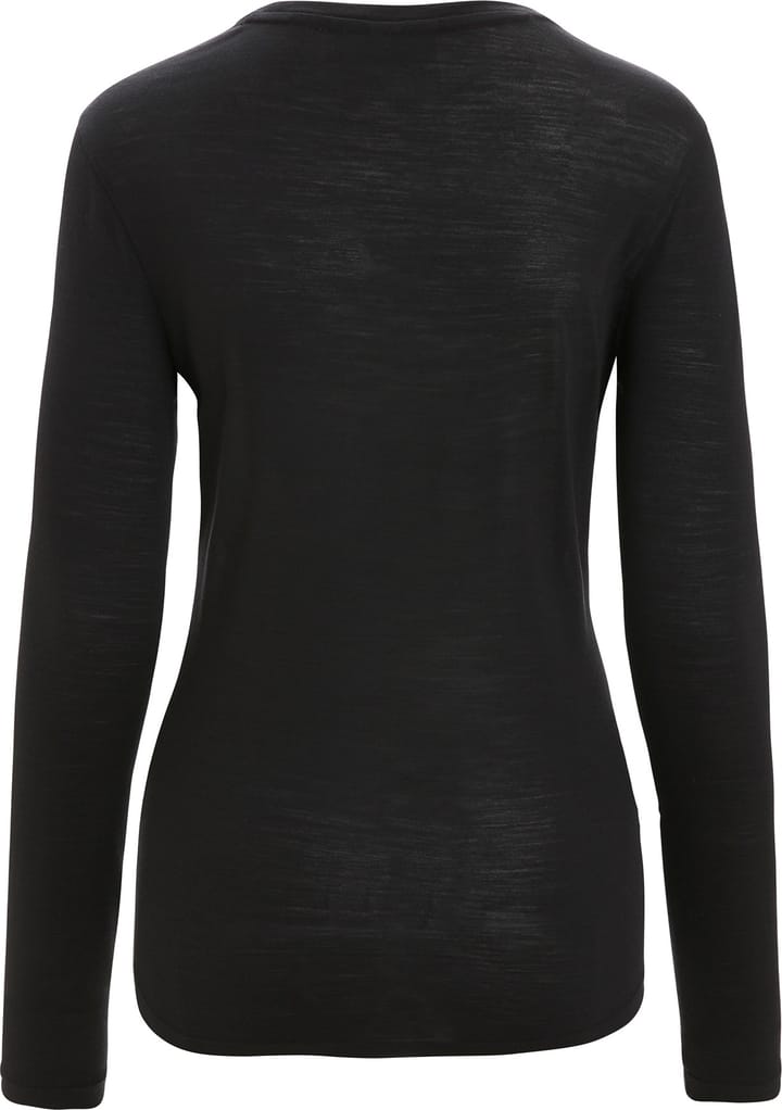 Icebreaker Women's Sphere II Long Sleeve Tee Black Icebreaker