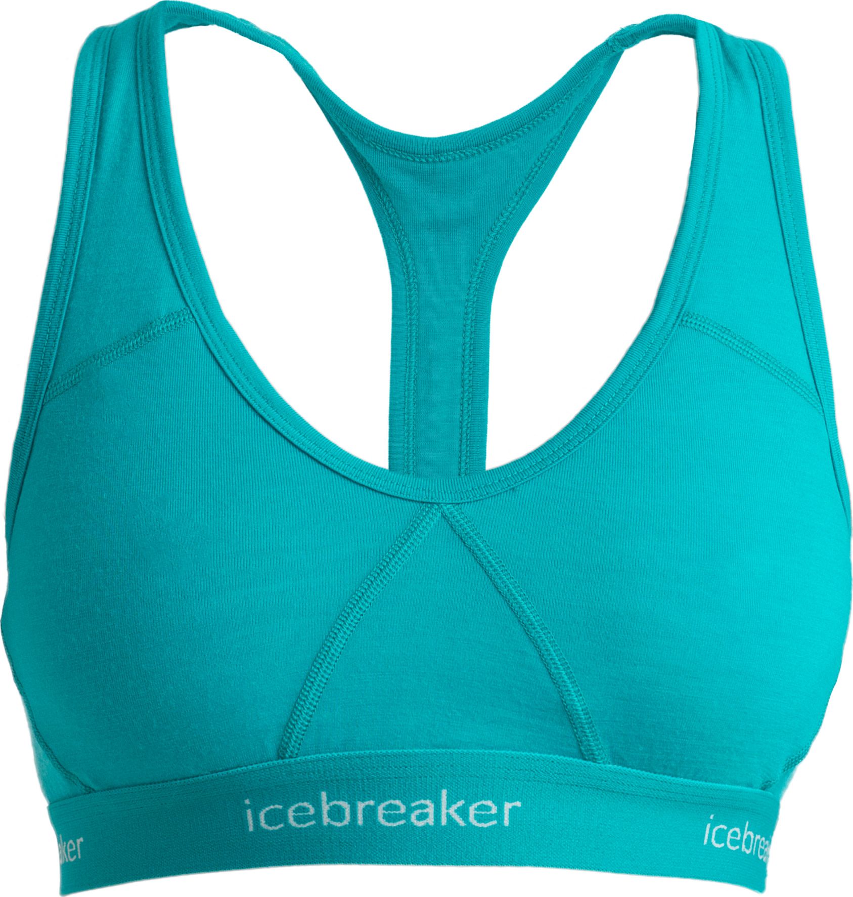 Icebreaker - Womens Zoneknit Sport Bra Fresh/Green Glory - Onceit