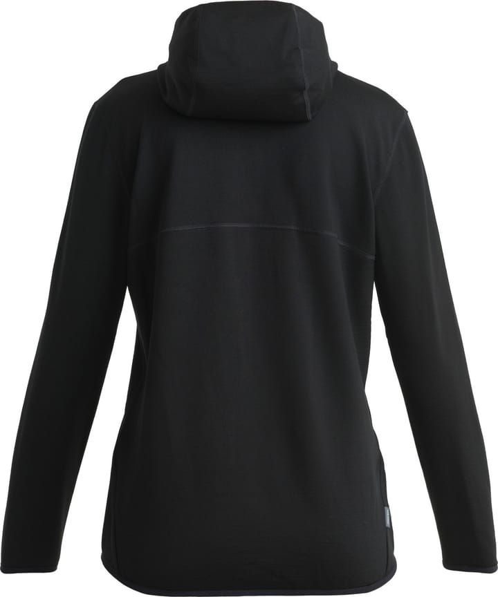 Icebreaker Women's Merino 560 Realfleece Elemental II Longsleeve Zip Black Icebreaker