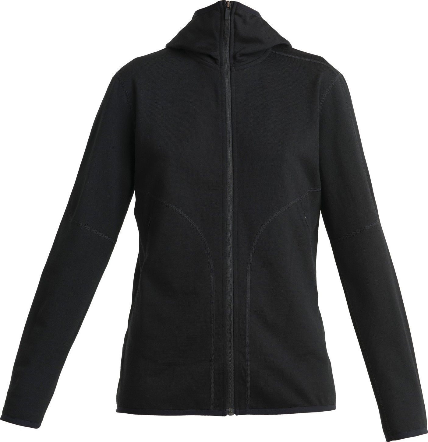 Icebreaker Women's Merino 560 Realfleece Elemental II Longsleeve Zip Black