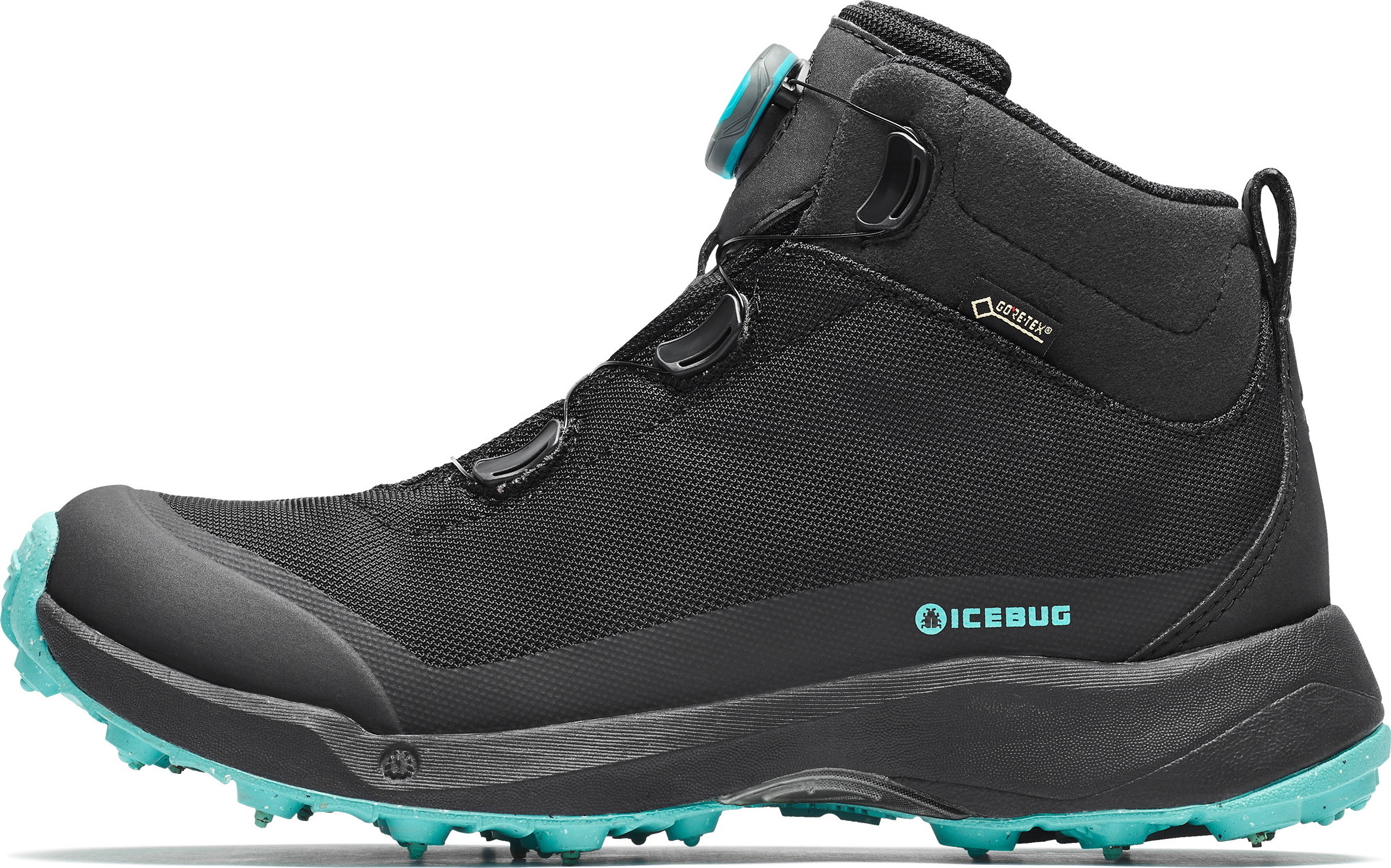 Icebug Women’s Stavre Bugrip Gore-Tex Black/Jademist