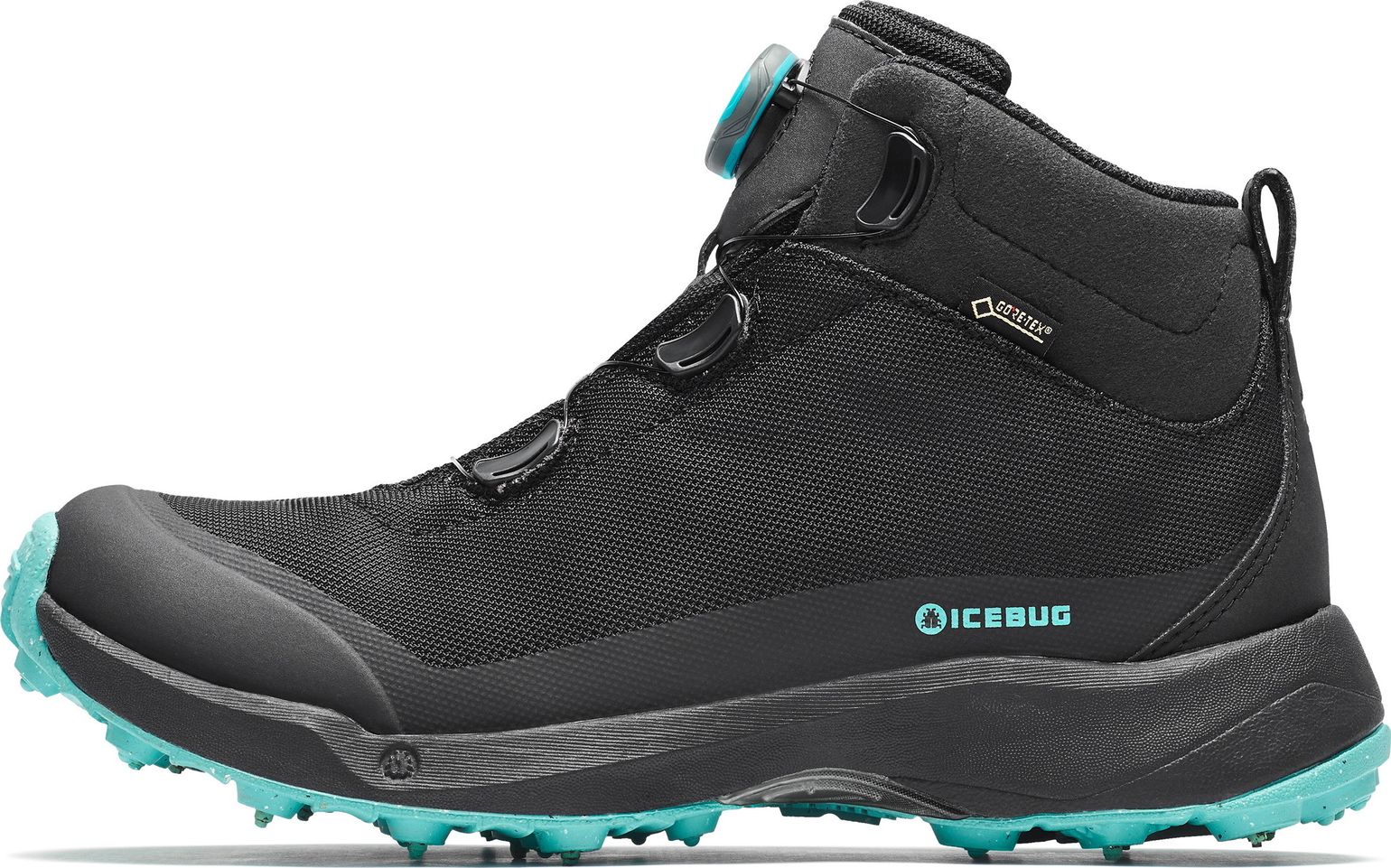 Icebug Women's Stavre Bugrip Gore-Tex Black/Jademist