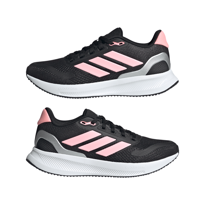 Adidas Runfalcon 5 J Core Black/pink Spark/silver Met. Adidas