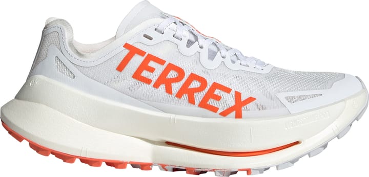 Adidas Women's Terrex Agravic Speed Ultra Trail Running Shoes Cloud White/Impact Orange/Dash Grey Adidas