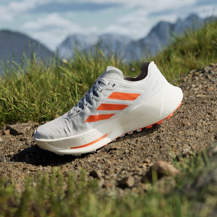 Adidas Women's Terrex Agravic Speed Ultra Trail Running Shoes Cloud White/Impact Orange/Dash Grey Adidas