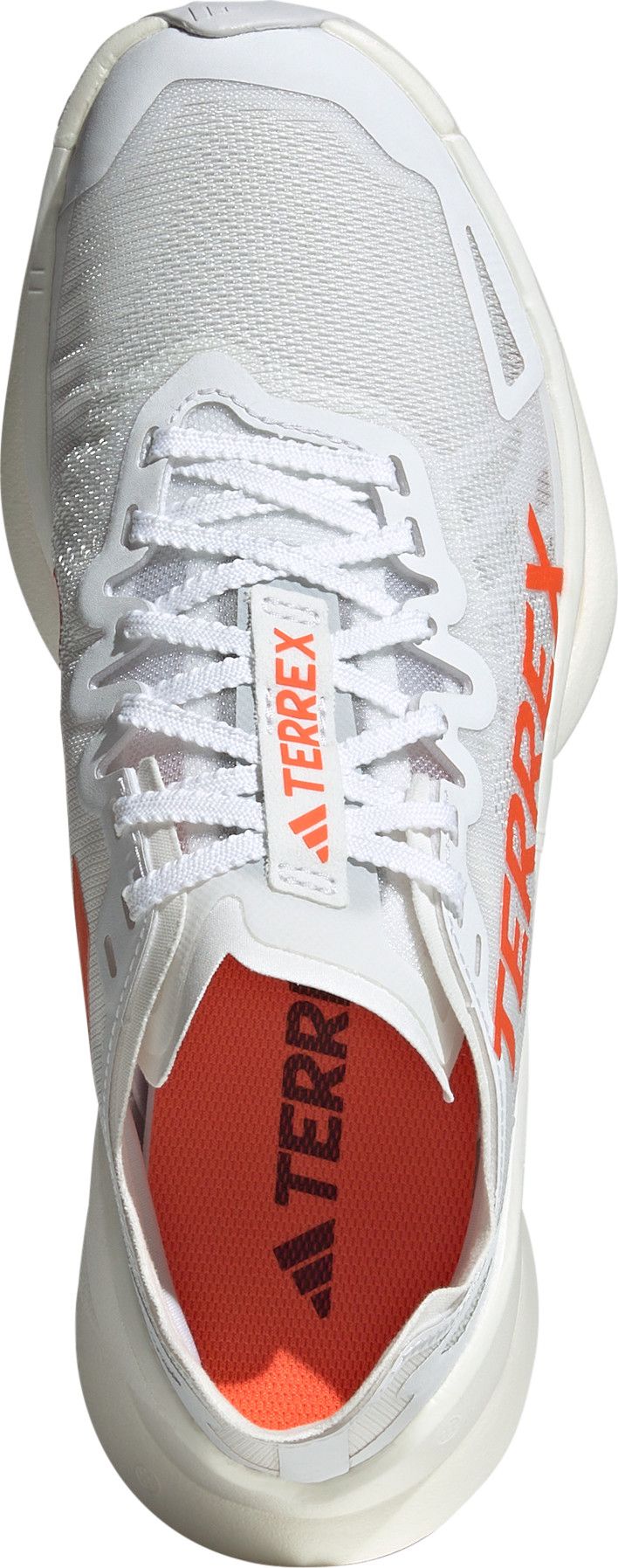 Adidas Women's Terrex Agravic Speed Ultra Trail Running Shoes Cloud White/Impact Orange/Dash Grey Adidas