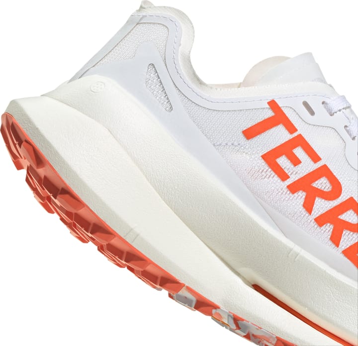 Adidas Women's Terrex Agravic Speed Ultra Trail Running Shoes Cloud White/Impact Orange/Dash Grey Adidas