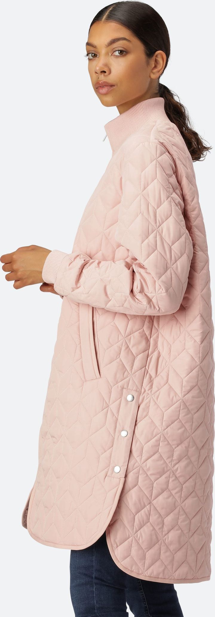 Ilse Jacobsen Women's Padded Quilt Coat Pale Pink Ilse Jacobsen