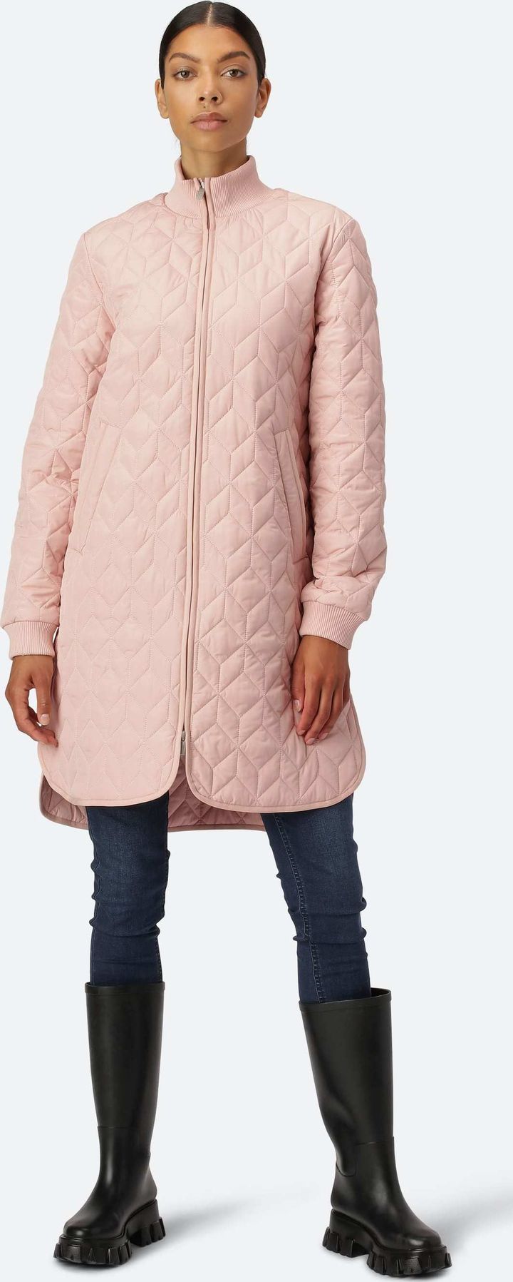 Ilse Jacobsen Women's Padded Quilt Coat Pale Pink Ilse Jacobsen