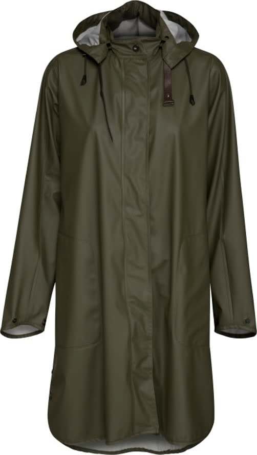 Ilse Jacobsen Women’s Raincoat Detachable Hood Army