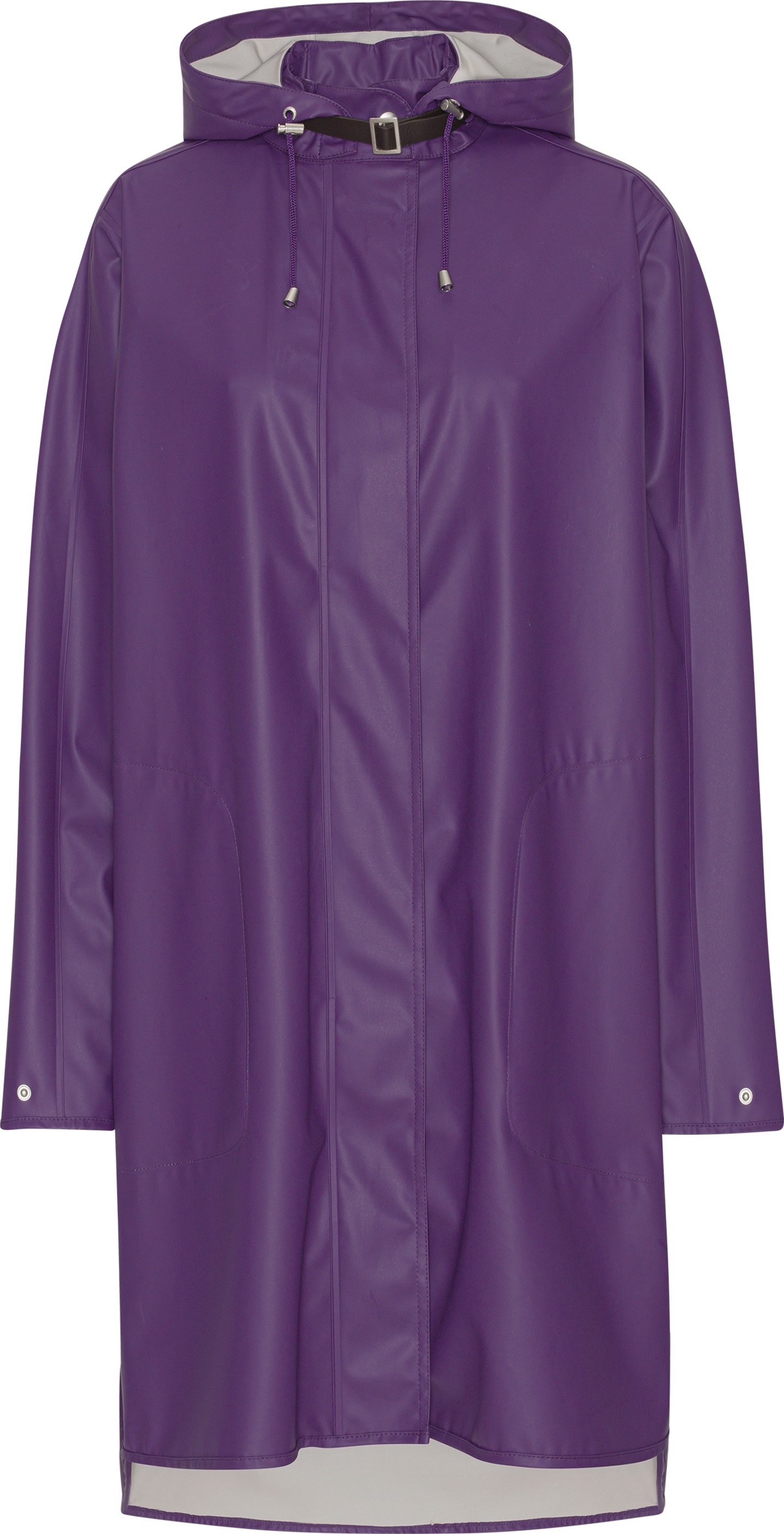 Ilse Jacobsen Women’s Raincoat Detachable Hood Purple Rain