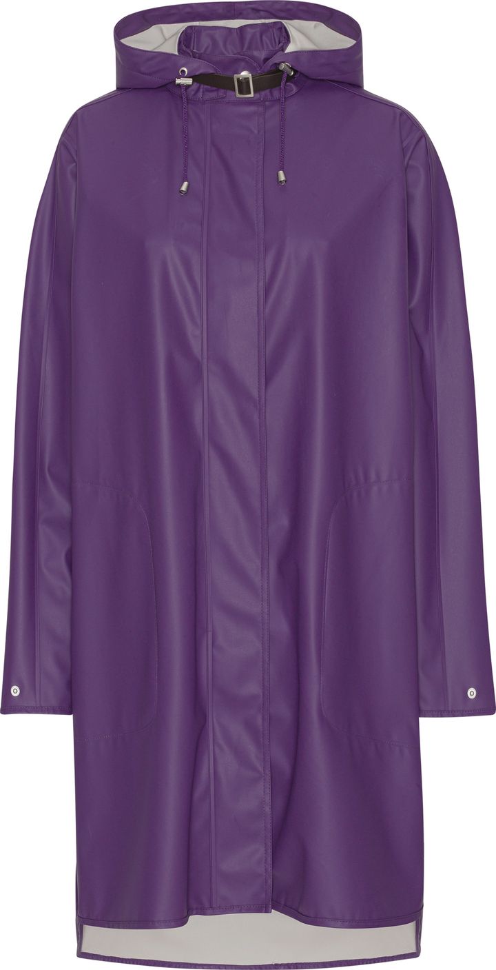 Ilse Jacobsen Women's Raincoat Detachable Hood Purple Rain Ilse Jacobsen