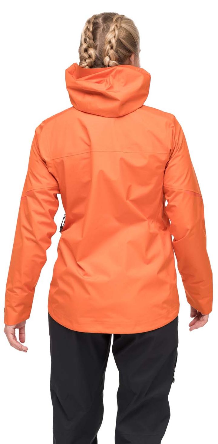 Bergans Women's Rabot Light 3L Shell Jacket Alert Orange Bergans