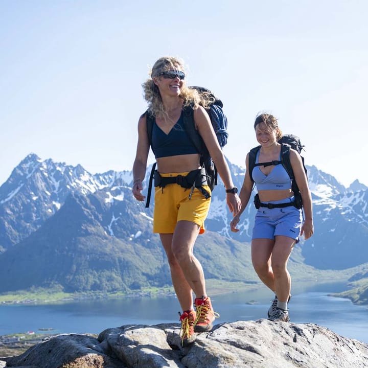 Bergans Women's Tind Softshell Shorts  Marigold Yellow Bergans