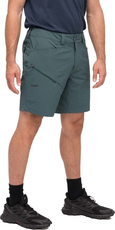 Bergans Men's Rabot Light Softshell Shorts Duke Green Bergans