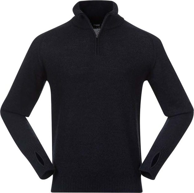 Bergans Men's Ulriken Light Merino Jumper Navy Blue Bergans