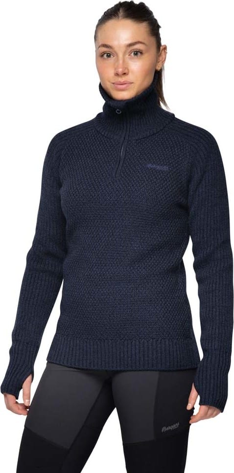 Bergans Women's Ulriken Jumper Navy Blue Bergans