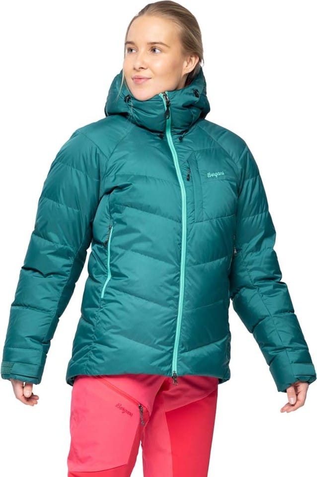 Bergans Women's Tind Mountain Down Jacket Malachite Green Bergans