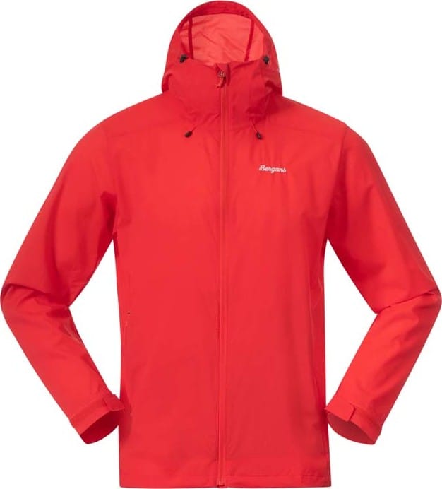 Bergans Men's Rabot Windbreaker Jacket Fire Red Bergans