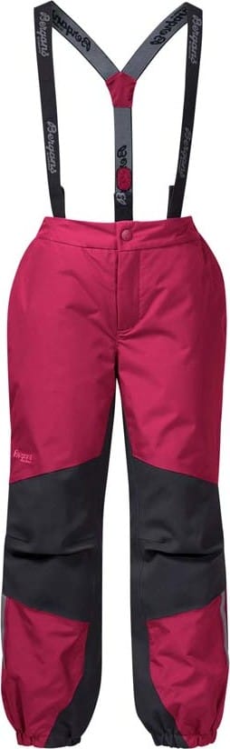 Bergans Kid's Lilletind Insulated Pant Raspberry Red/Dark Shadow Grey Bergans