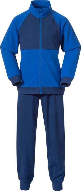 Bergans Kids’ Smådøl V5 Longzip Set Space Blue/Lazuli Blue