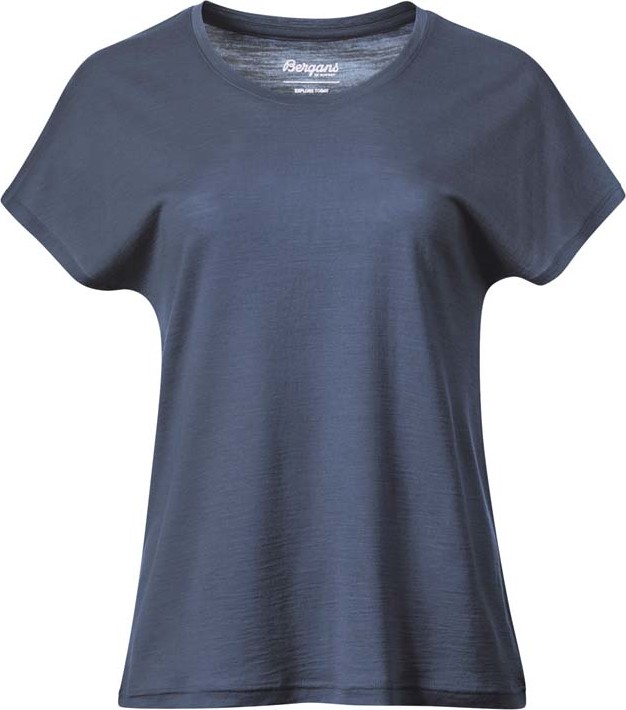 Bergans Women’s Whenever Merino Tee Granite Blue