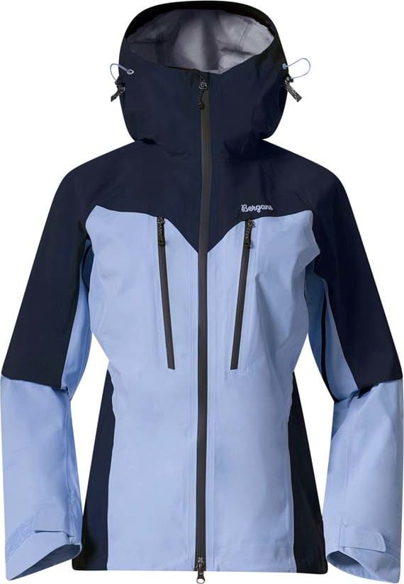 Bergans Women's Tind 3Layer Shell Jacket Blueberry Milk/Navy Blue Bergans