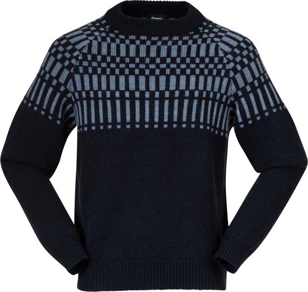 Bergans Men’s Nordmarka Merino Jumper Navy Blue/Husky Blue