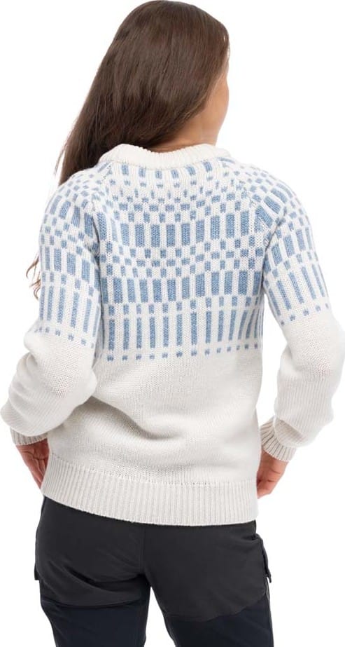 Bergans Nordmarka Merino Jumper Women Vanilla White/Husky Blue Bergans